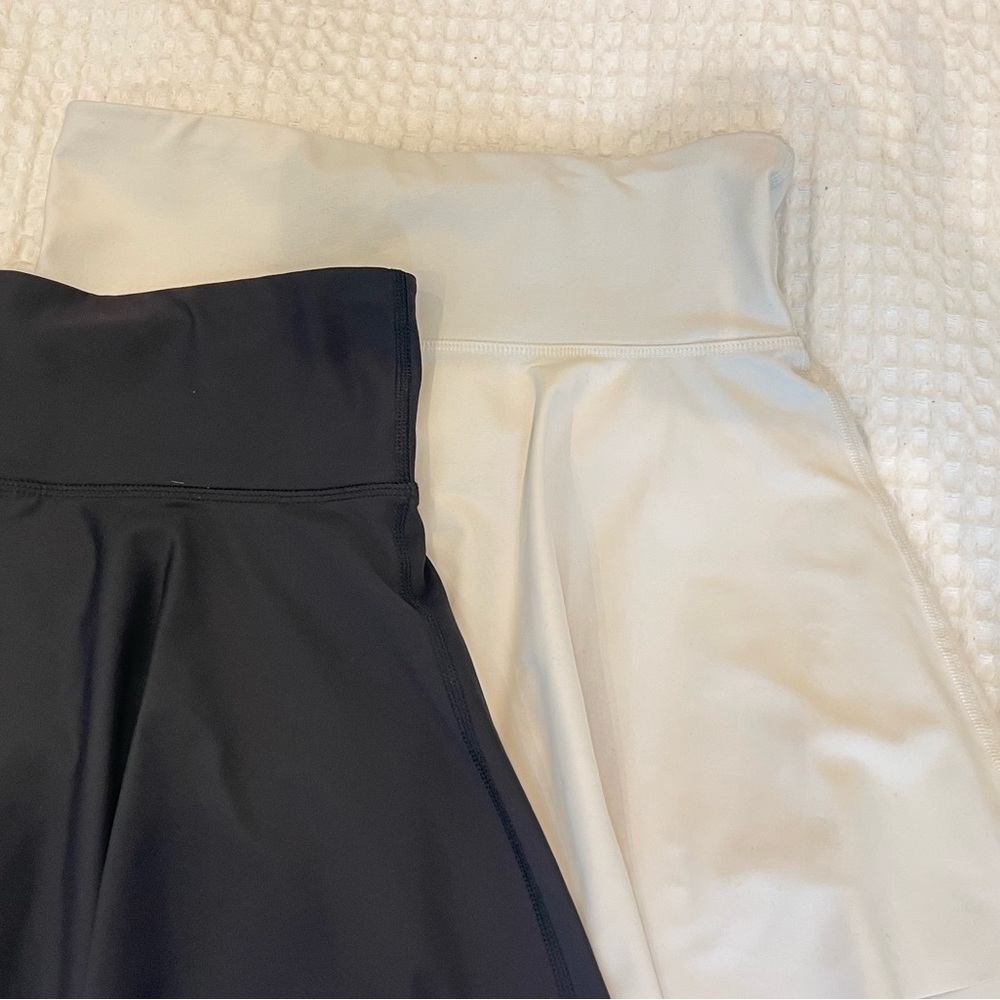 Old Black & white Tennis Skirts Duo